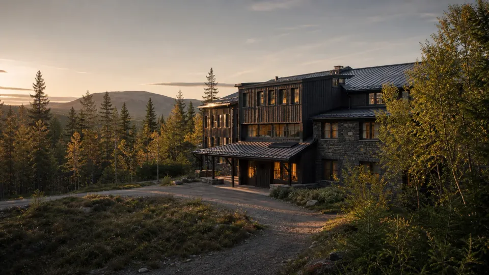 Aster House, the mountain hotel in our booking example
